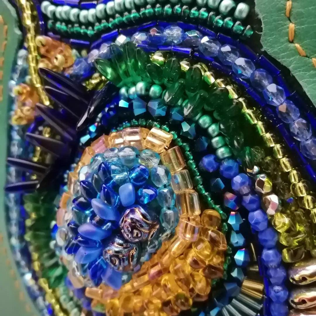 Peacock Feather Suitcase