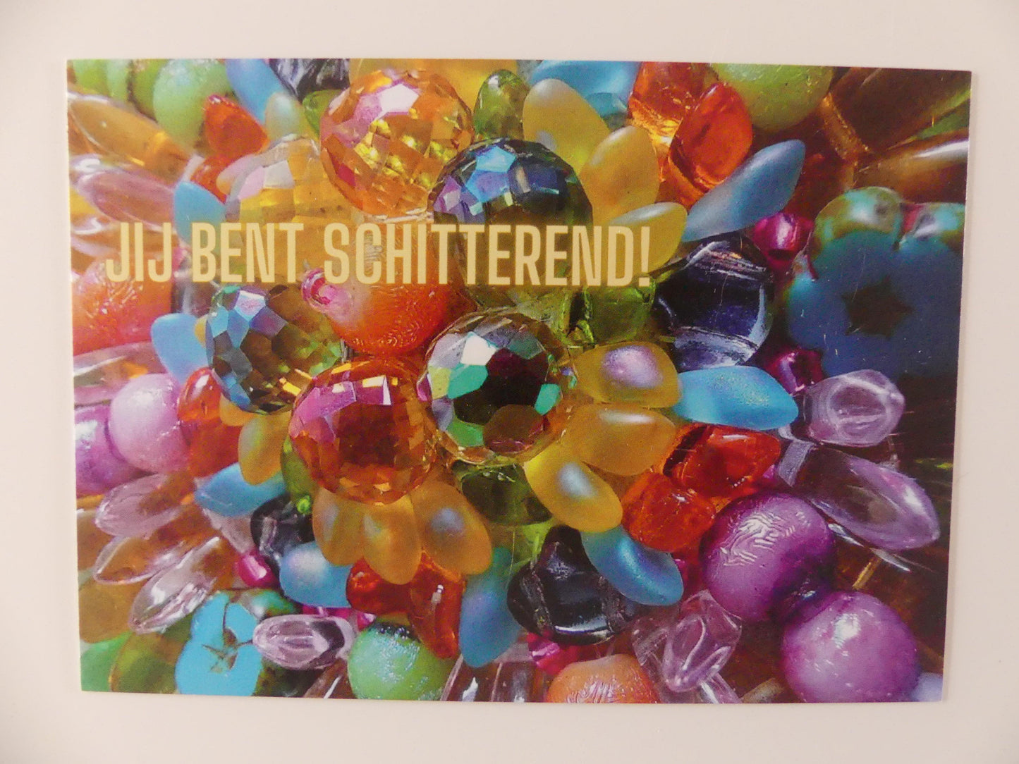 set van 5 schitterende ansichtkaarten