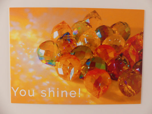 set van 5 schitterende ansichtkaarten