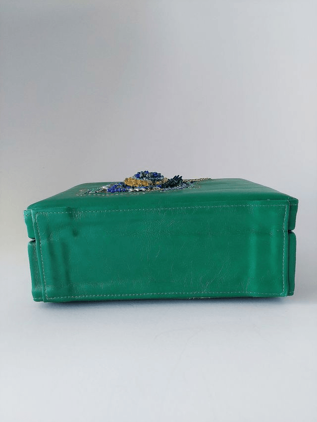 Peacock Feather Suitcase